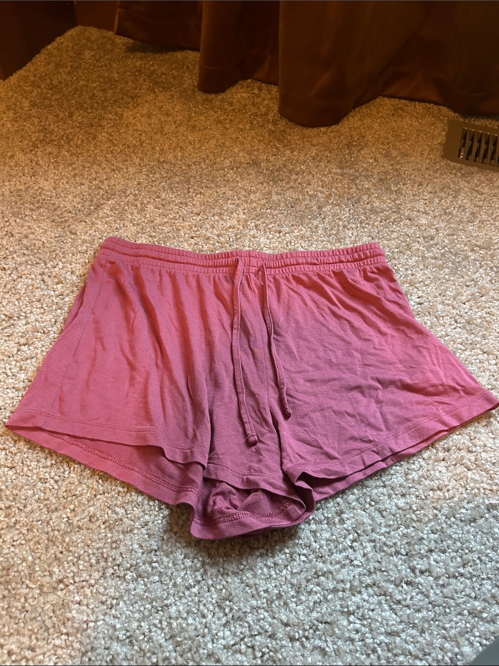Women’s Soft Drawstring Super comfy Lounge Shorts - Dusty Rose